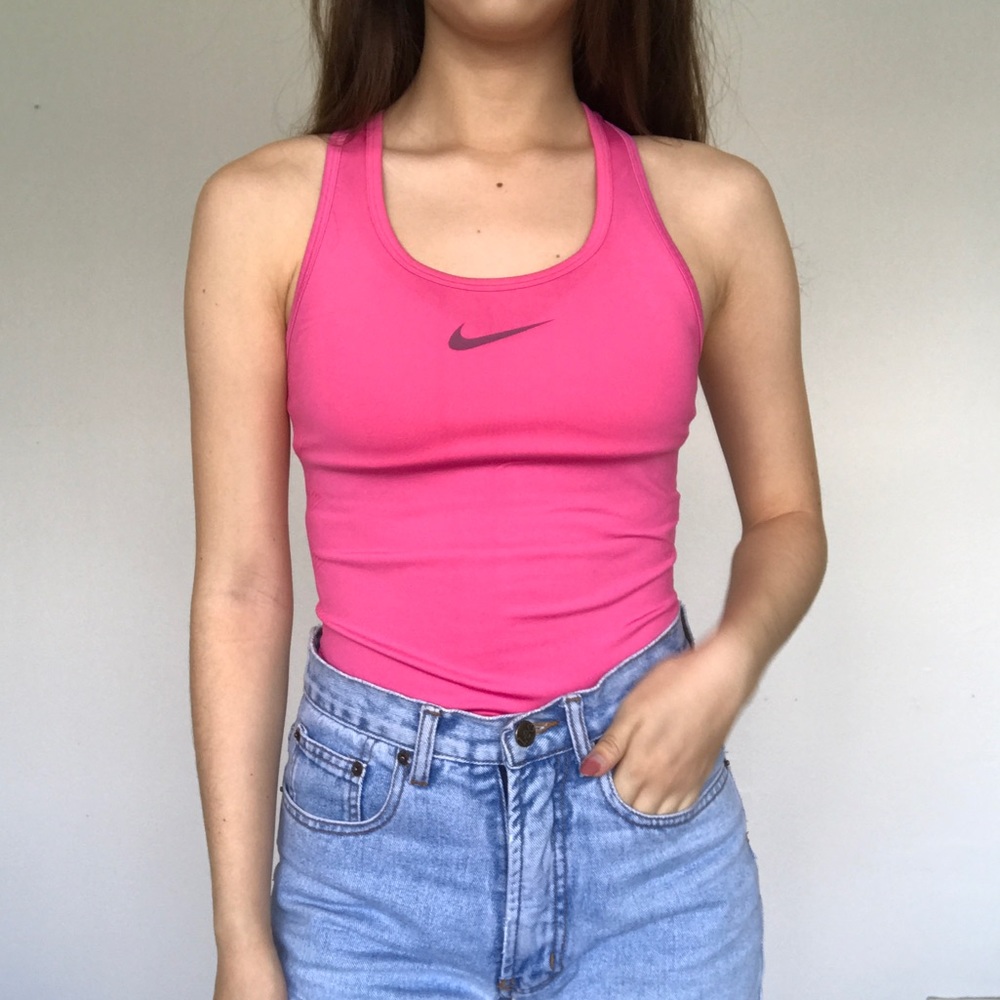 NWOT Nike pink tank top